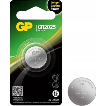Článková baterie GP Lithiová knoflíková baterie CR2025 3 V