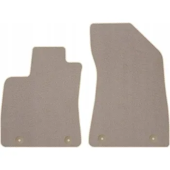 autokoberec MG ZS Elektryk od 2020 Velurové autokoberce béžové Přední STD