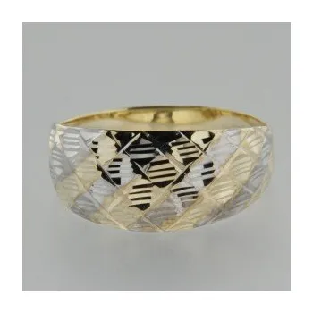 Prsten Zlatý prsten z kombinovaného zlata