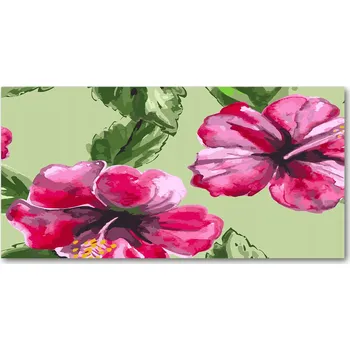 Obraz Kuchyňský panel Havajské květy 120x60 cm + LEPIDLO