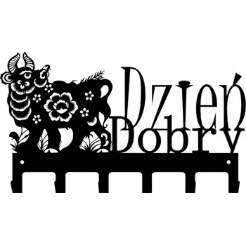 Věšák Věšák na utěrky, oblečení, klíče - Kráva - styl loft