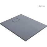 Oltens Bergytan obdélníková vanička 100 x 80 cm RockSurface, šedý beton 15100700
