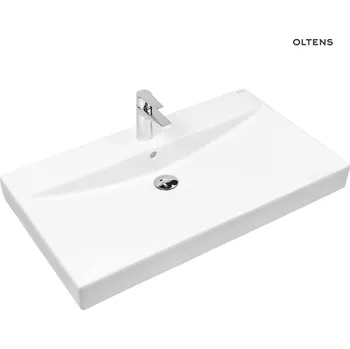 Umyvadlo Oltens Hofsa umyvadlo 80 x 46 cm na desku, bílé 41306000