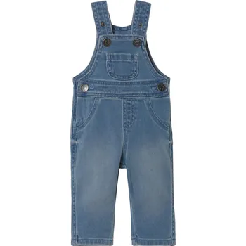 lupilu® Dětské kalhoty s laclem s BIO bavlnou (světle modrá, 50)