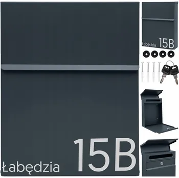 Poštovní schránka Poštovní schránka euroschránka, vhoz M-TEC šedá