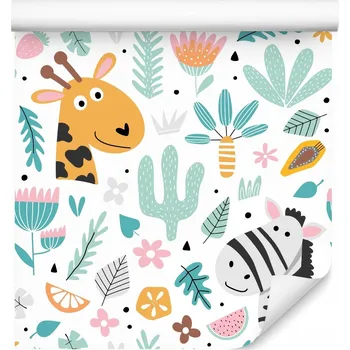 Fototapeta Tapeta pro děti DIVOKÁ ZVÍŘATA Zebry Příroda