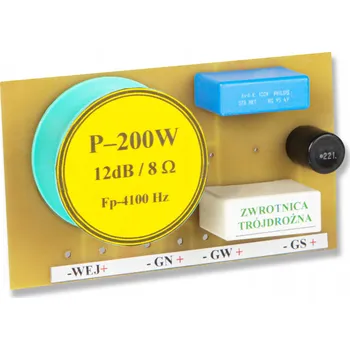 IP kamera Výhybka pro 3-pásmové reproduktory 200 W 8 ohmů