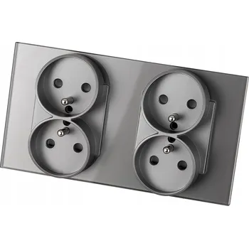 Elektrická zásuvka Elektrická zásuvka MIUUN Elektrická Zásuvka šedá