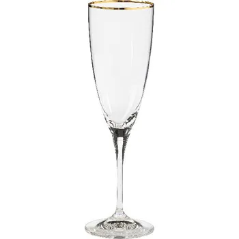 Sklenice Sklenice 0,22L SENSA, čirá se zlatým okrajem (balení)|Casafina by Costa Nova