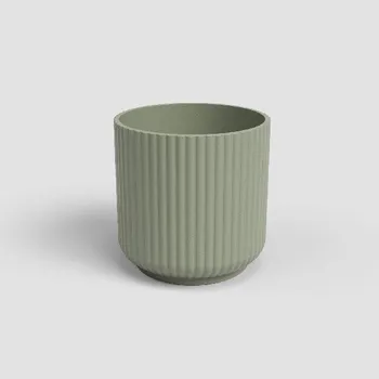 Květináč Květináč LUNA, 19cm, keramika, zelená|GREEN|Artevasi