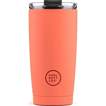 Termohrnek Cool Bottles Pastel Coral, třívrstvý, 550 ml