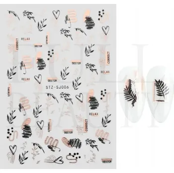 Přípravek na nehty Samolepky na nehty | Č. 12