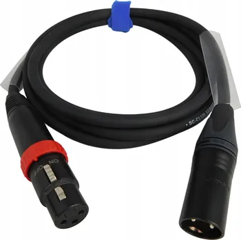 Audio kabel Kabel XLR - XLR Electric Sound Symetrický kabel s vypínačem, 3 m