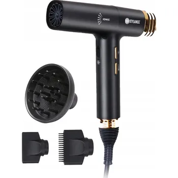 Fén Fén na vlasy s ionizací a difuzérem - Ultra lehký, VÝKONNÝ, profesionální