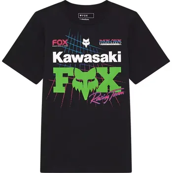 Chlapecké tričko Fox Youth Fox x Kawasaki Tee black YL