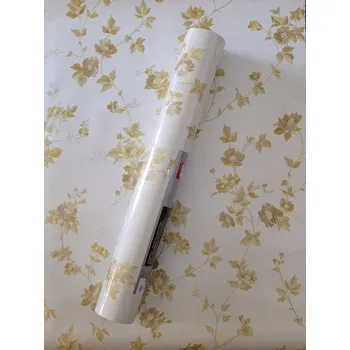 Fototapeta Tapeta na zeď, pozlacené květiny, 30428-5