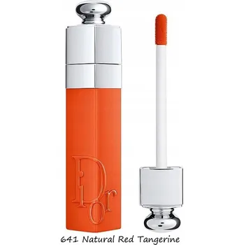 Rtěnka Dior Addict Lip Tint 641 Natural Red Tangerine Polomatná rtěnka, Samet efekt