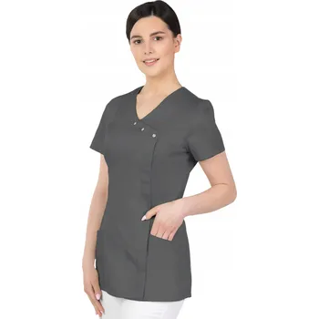 Dámské sako 36 DÁMSKÝ ZDRAVOTNICKÝ PLÁŠŤ KOSMETICKÝ FARTUCH 363B NA PATENTKY