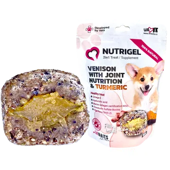 Krmivo pro psa LK Baits Pet Nutrigel Dog, Divočina s Kloubní Výživou a Kurkumou,S-M,150g