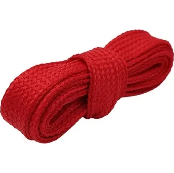 Tkaničky do bot Woodrow Široké tkaničky do tepláků bot kalhot mikiny * š: 1,5 cm - červené 2