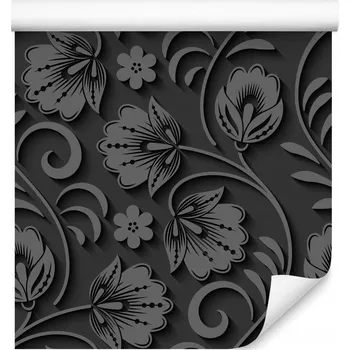 Tapeta Tapeta do obýváku Prostorové Květiny Listy Příroda