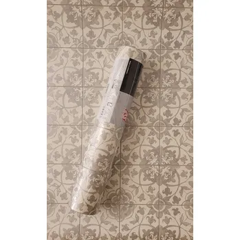 Tapeta Tapeta do kuchyně, imitace obkladaček, kachliček, s motivem květin, 96247-3