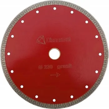 Řezný kotouč Diamantový kotouč 230 mm pro řezání žuly, slinuté dlažby, klinkeru 25,4