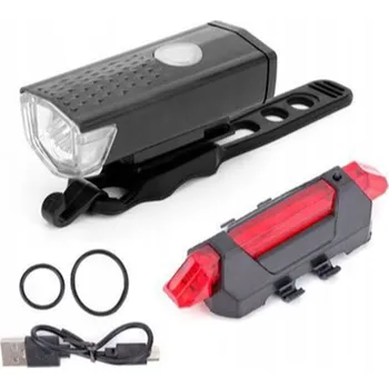 Cyklosvítilna LED SVĚTLO NA KOLO PŘEDNÍ + ZADNÍ OSVĚTLENÍ KOLA