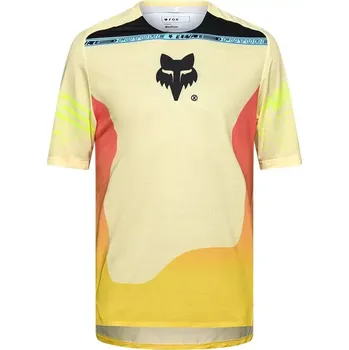 cyklistický dres Fox Flexair Elevated Future Jersey lemonade XL