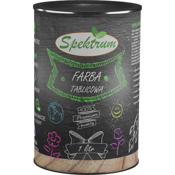 barva na zeď Barva barva Spektrum 1 l, černá matná