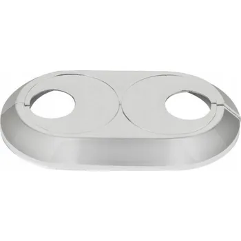 Vodovodní potrubí MASKUJÍCÍ ROZETA FI16 PRO TRUBKY PE PEX DVOJITÁ CH.