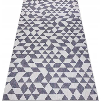 Koberec Koberec PLOCHÝ TKANÝ OUTDOOROVÝ ŠŇŮRKOVÝ SISAL SION Trojúhelníky 120x170 cm