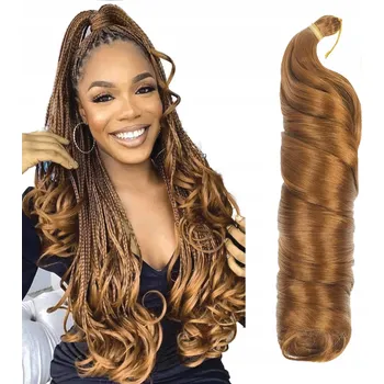 Vlasová regenerace Syntetické vlasové pásy kaštanové barvy Althair