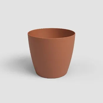 Květináč Květináč SAN REMO, 14cm, plast, hnědá (DOPRODEJ)|TERRACOTTA (DOPRODEJ)|Artevasi