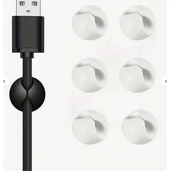 Příslušenství pro čtečku elektronické knihy Organizér na kabely a vodiče, kuličky, 6 ks, mátová barva