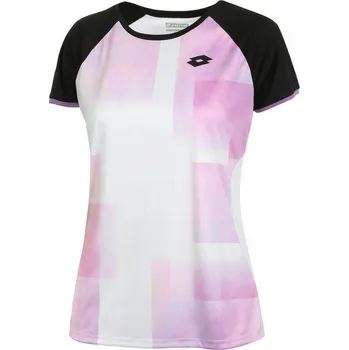 Dámské tričko TRIČKO LOTTO TOP TEN III PRT1 WOMEN WH/PINK S