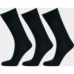 PONOŽKY GANT MERCERIZED COTTON SOCKS 3-PACK BLACK