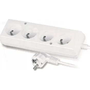 Napájecí kabel PRODLUŽOVACÍ KABEL DO BYTU 4 ZÁSUVKY 5 METRŮ VOLTEO