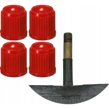 Čepička na ventilek 4x Krytky ventilků AV auto, matice ventilu duše