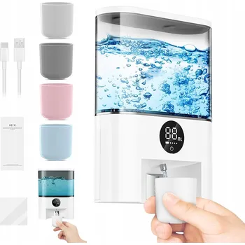 Dávkovač mýdla AUTOMATICKÝ DÁVKOVAČ DÁVKOVAČ BEZDRAULICKÝ 500 ML + 4 ŠÁLKY