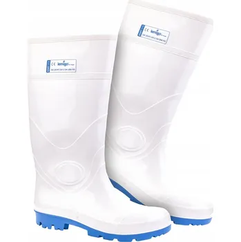 Pracovní obuv HOLÍNKY potravinářské, bílé, kyselinovzdorné BOZP LEMIGO BART 918 O4 44