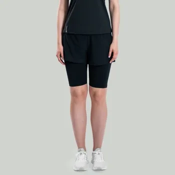 Dámské kraťasy GymBeam Dámské šortky 2in1 ULTRA Black - STRIX Velikost: XL, Barva: černá
