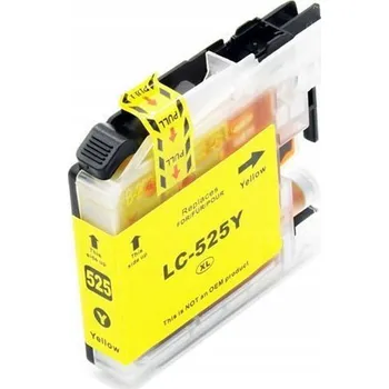 Žlutá inkoustová kazeta LC525XL 20ml pro tiskárny Brother DCP J105, DCP J100, MFC J200