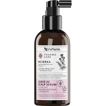 Vlasová regenerace Vis Plantis PharmaCare Tonikum stimulující růst vlasů lopuch kapsaicin 150 ml