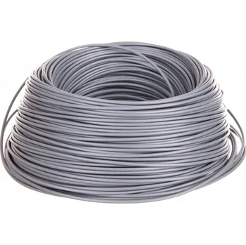 elektrický kabel Ohebný vodič H05V-K (LgY) 1x0,5 šedý 100m