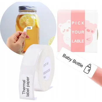 Samolepící etiketa Phomemo samolepicí štítky samolepky štítky D30 Q30 12x30mm 210 Ks