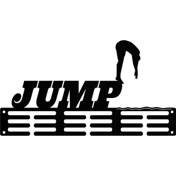 Věšák Věšák na medaile skok do vody + distanční sloupky