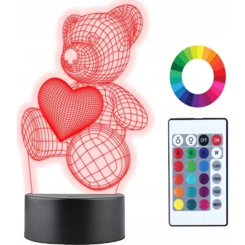 Lampička Plexido vícebarevná Noční lampa