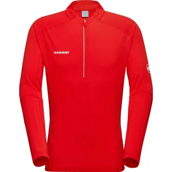Sportovní oblečení Mammut Mammut Aenergy FL Half Zip Longsleeve Men Barva - Velikost: Červená - XL