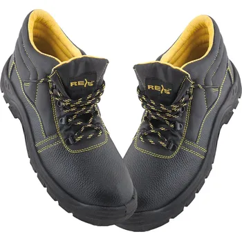 Pracovní obuv Bezpečnostní BOZP obuv, kožené kotníkové boty, vel. 38